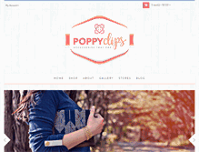 Tablet Screenshot of poppyclips.com